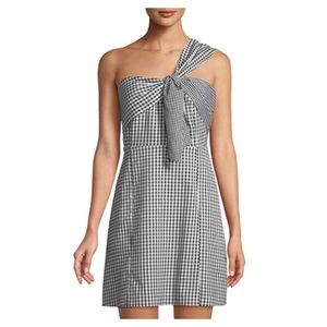 Sam Edelman - One shoulder Gingham mini dress